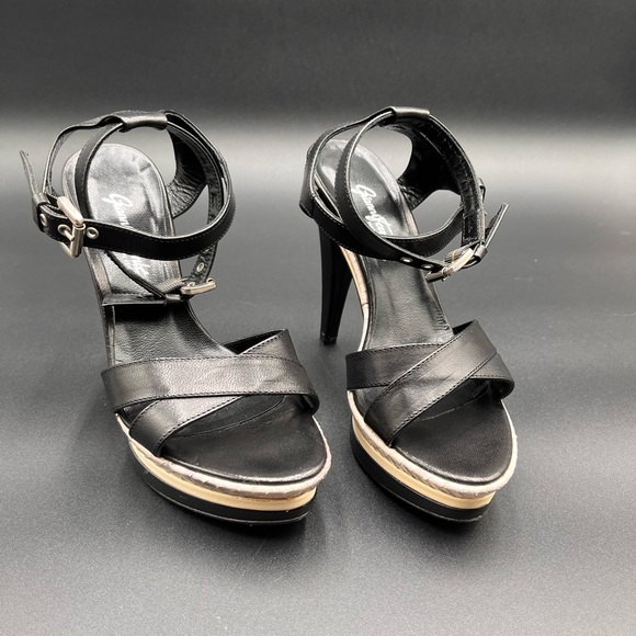 Authentic Italian Gianni Ferrante Platform Heels - Picture 2 of 9